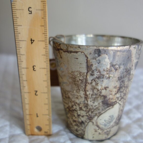 Two New MUD PIE Marbled Birch Bark Votive Cups (Stone Mountain, GA) - Picture 3 of 7